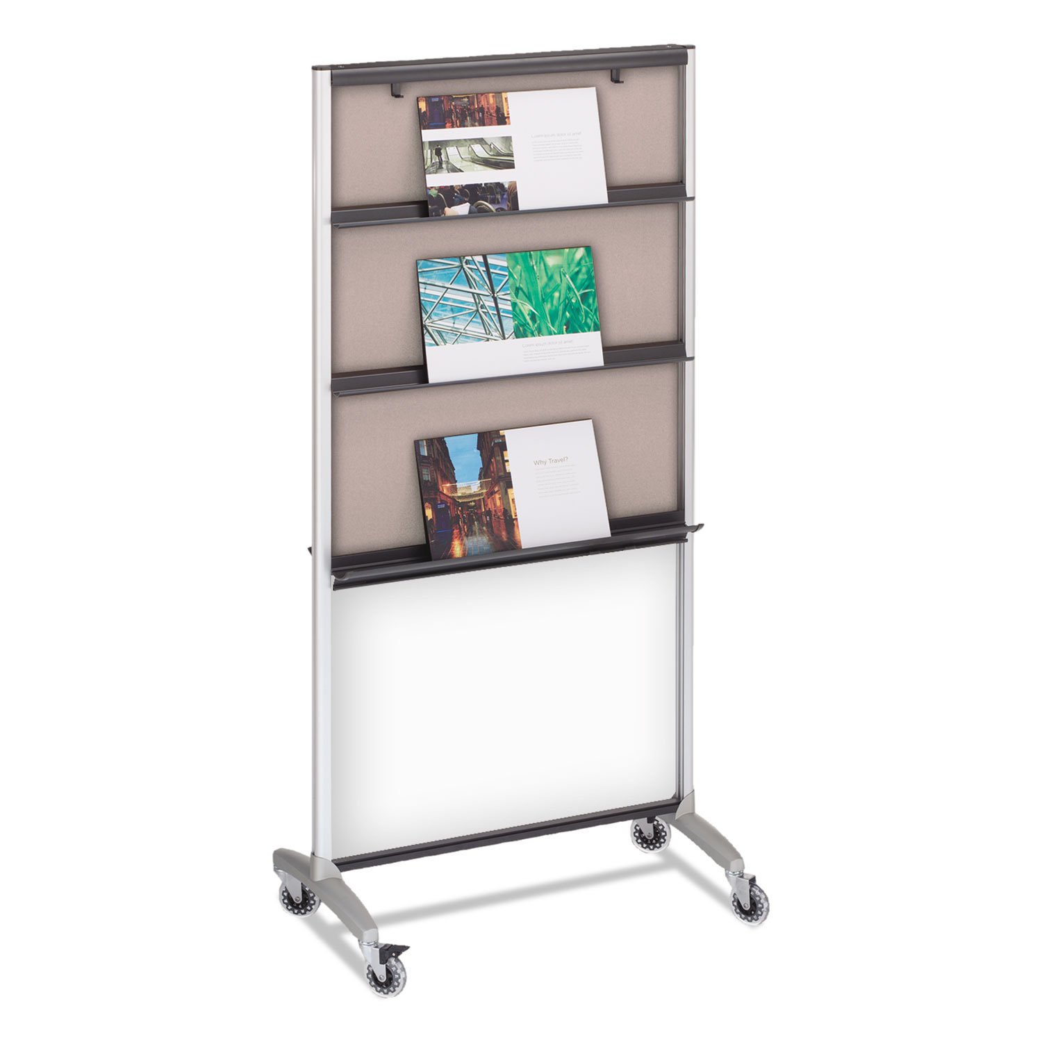 QRT500TE - Quartet® 3-in-1 Total Erase® Easel, Whiteboard & Display Board with Room Divider Function | 33