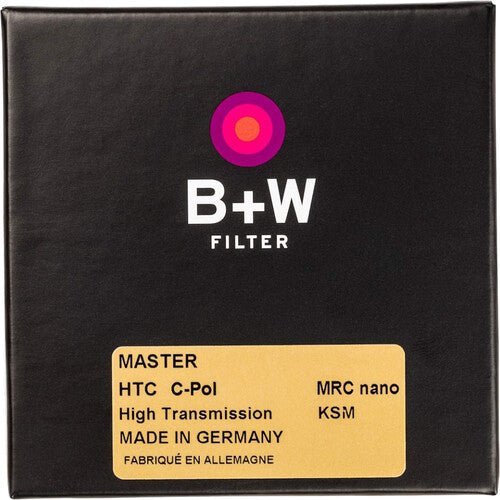 B+W 72mm High Transmission MRC Nano Master Circular Polarizer Filter - Professional Photography Lens Filter for Landscape, Portrait & Travel Photography