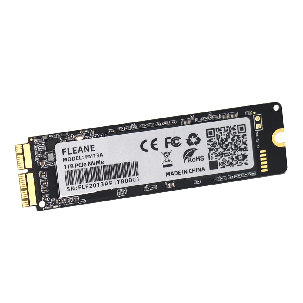 FM13A 256GB NVME SSD Upgrade Kit with DIY Tools - Compatible with MacBook Air A1465 A1466 (2013-2017), MacBook Pro Retina A1398 A1502 (2013-2015), iMac A1418 A1419 (2013-2017) - Perfect for Faster Performance, Storage Expansion & DIY Computer Repair