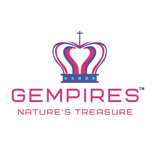 Gempires Natural Rose Quartz Star Hook Earrings for Women - Healing Crystal Dangle Earrings Jewelry | Perfect for Meditation, Yoga & Spiritual Healing