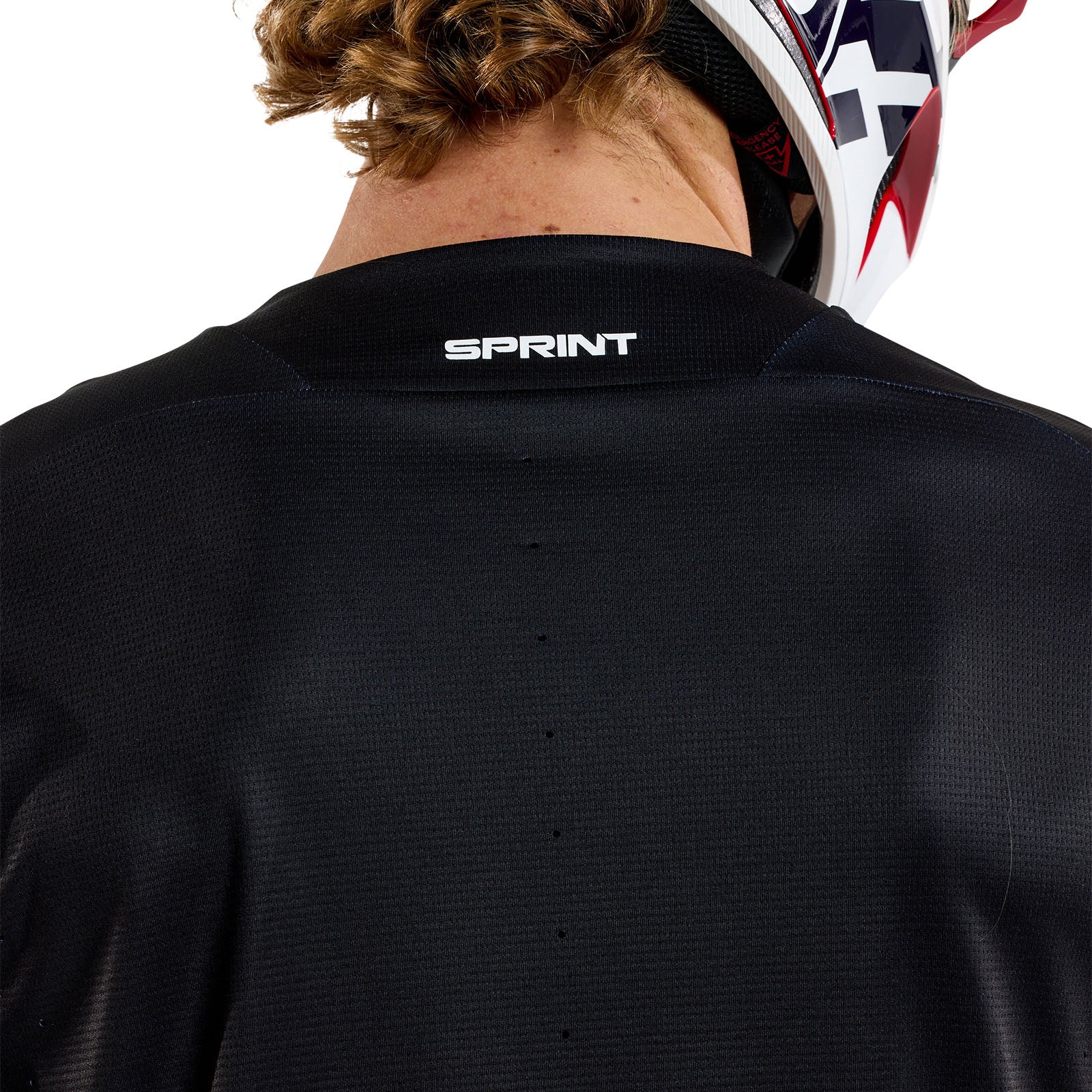 Sprint Cycling Jersey Mono Black - Men's & Women's Performance Bike Shirt for Road & Mountain Biking - Breathable & Moisture-Wicking for Comfortable Rides