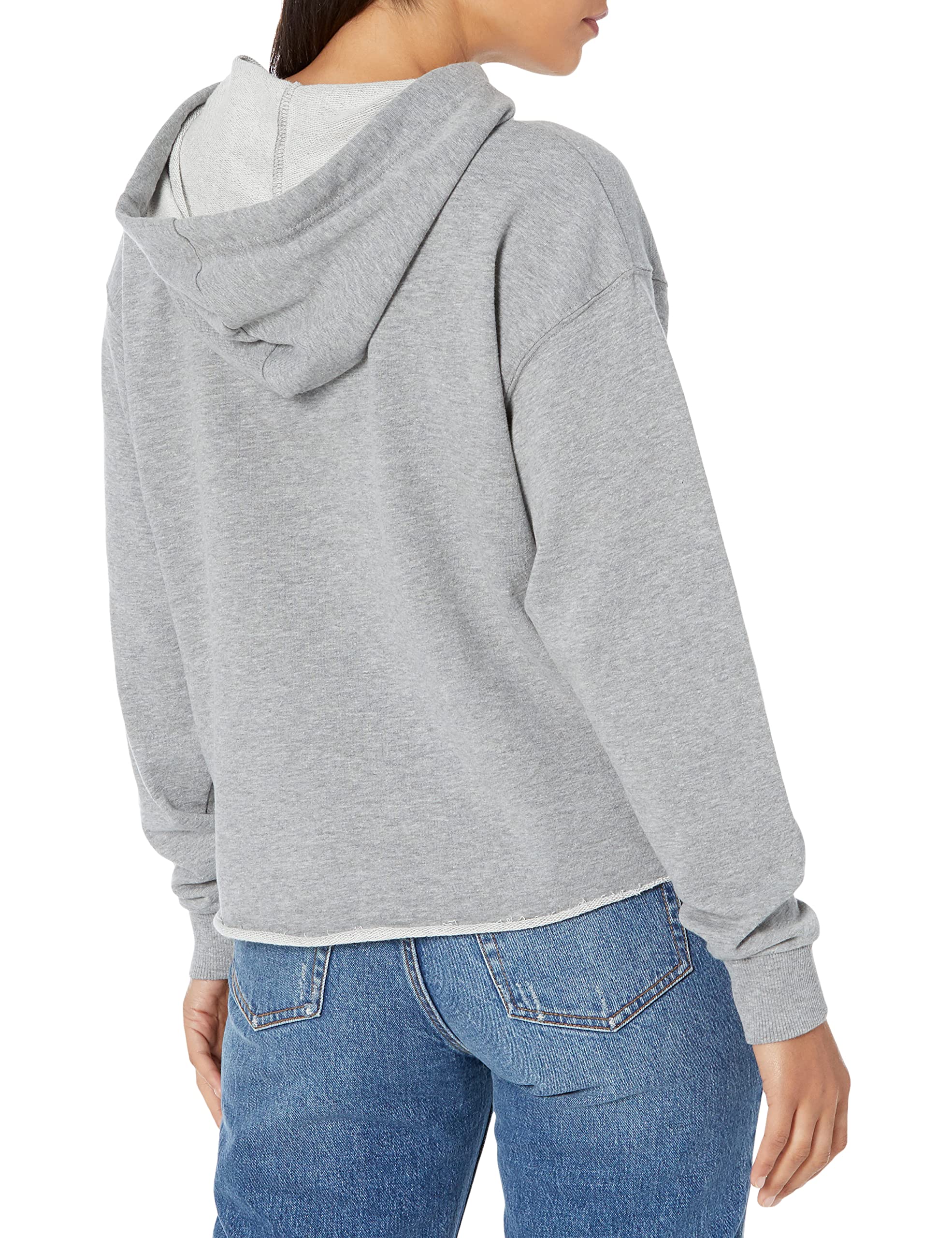 DKNY Women's Logo Drawstring Hoodie Sweatshirt - Casual Pullover for Streetwear, Lounge & Everyday Comfort