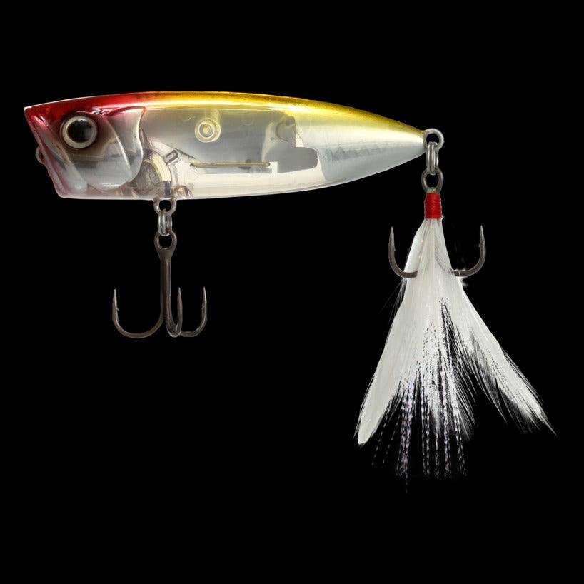 Shimano World Pop Flash Boost Poppers - Topwater Fishing Lures for Bass & Saltwater - Perfect for Morning & Evening Fishing Trips