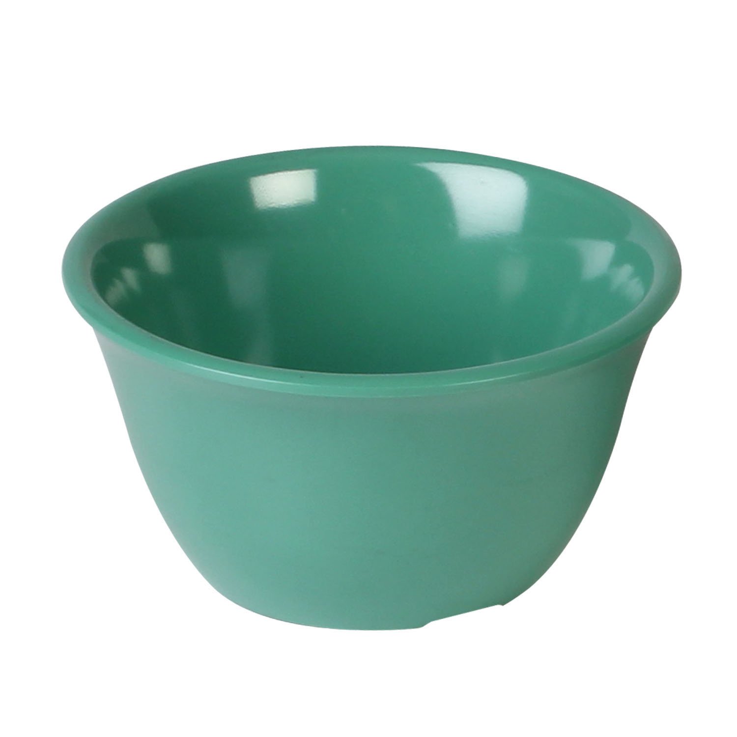 Premium Green Melamine Bouillon Cups - 4 Inch, 7 Oz (Set of 12) | Durable & Lightweight Dinnerware for Restaurants, Picnics, and Outdoor Dining
