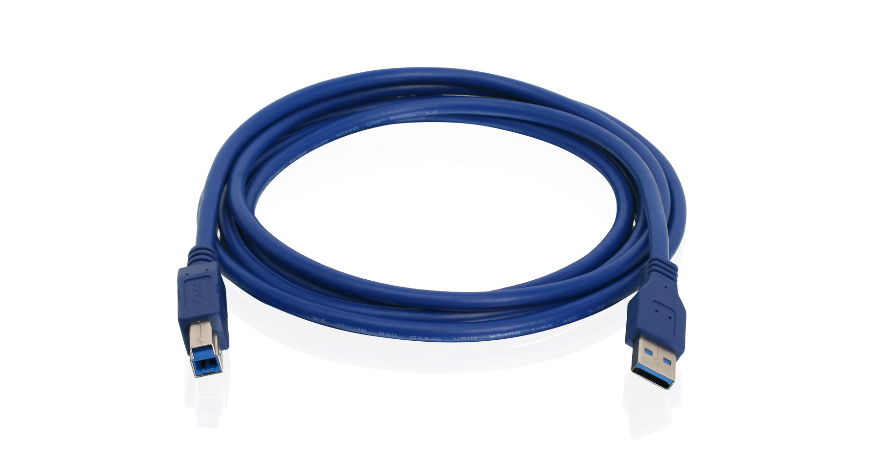 USB 3.0 Type A to Type B Cable 6.5ft (2m) - High Speed Data Transfer for Printers, Scanners & Audio Interfaces | Fast Charging & Sync for Professional & Home Office Use