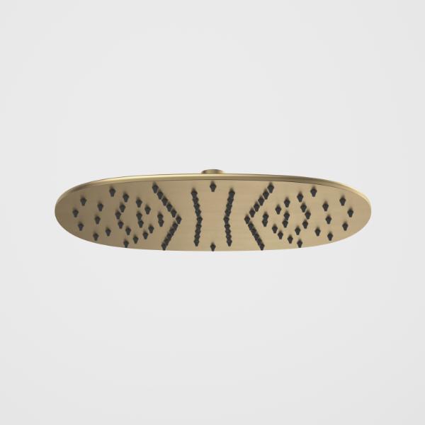Caroma Contura II 300mm Rain Shower Head in Brushed Brass Finish - Luxury Bathroom Upgrade for Spa-Like Experience