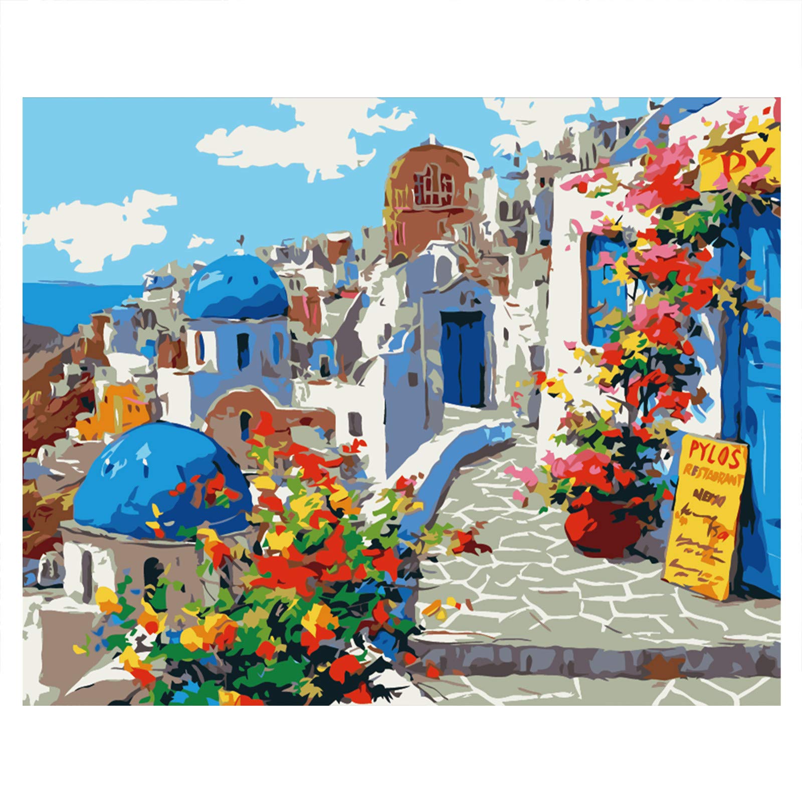 Celendi DIY Paint by Numbers Kit - Acrylic Painting for Adults & Beginners, Home Wall Art Decor, Diamond Painting Gift for Relaxation & Stress Relief