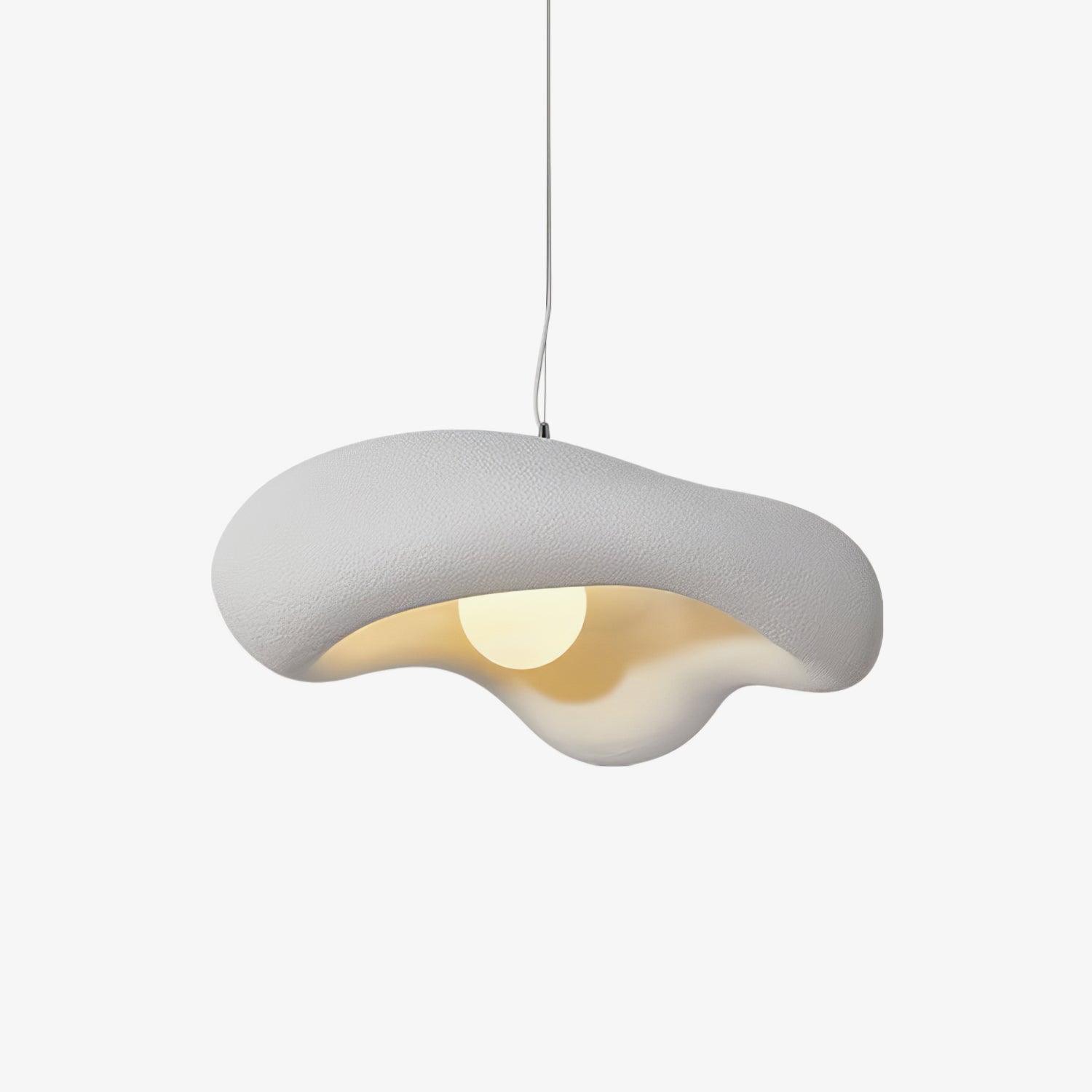 Eterna Wabi Sabi Pendant Light - Handmade Japanese Minimalist Hanging Lamp for Dining Room, Kitchen Island, or Bedroom Decor