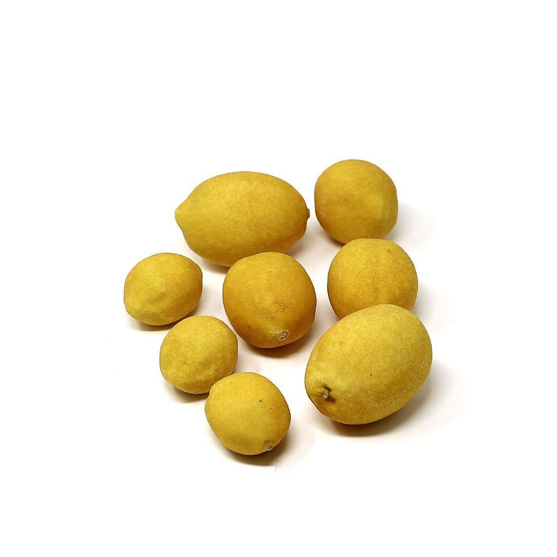 48 Realistic Faux Lemons for Decoration - Artificial Lemons Without Leaves for Kitchen Island, Holiday Decor, Store Window Display, Table Centerpiece & Home Staging - Serene Spaces Living