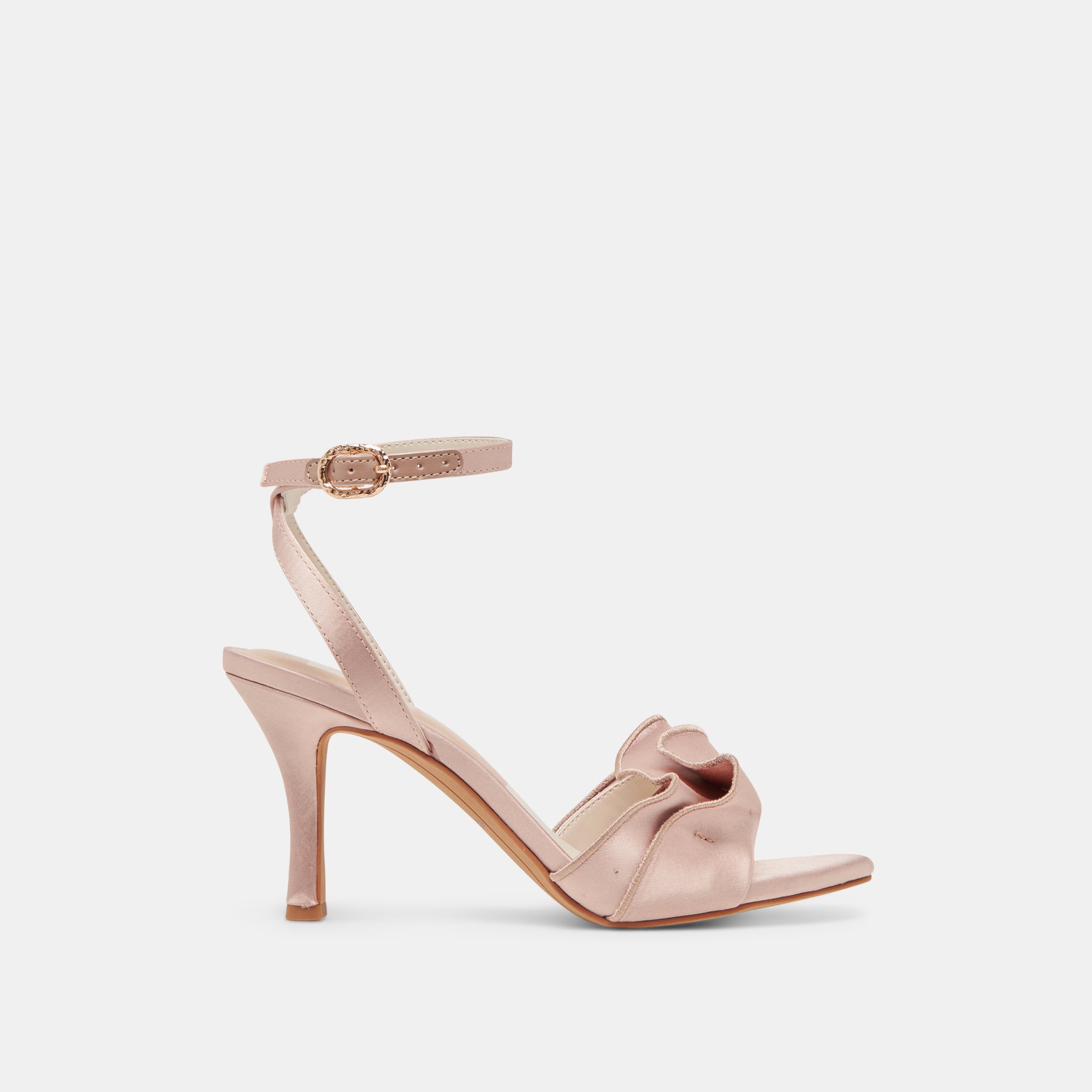 LUNETE Heels - Light Blush Satin Women's High Heels for Parties, Weddings & Evening Events | Elegant & Comfortable Dress Shoes