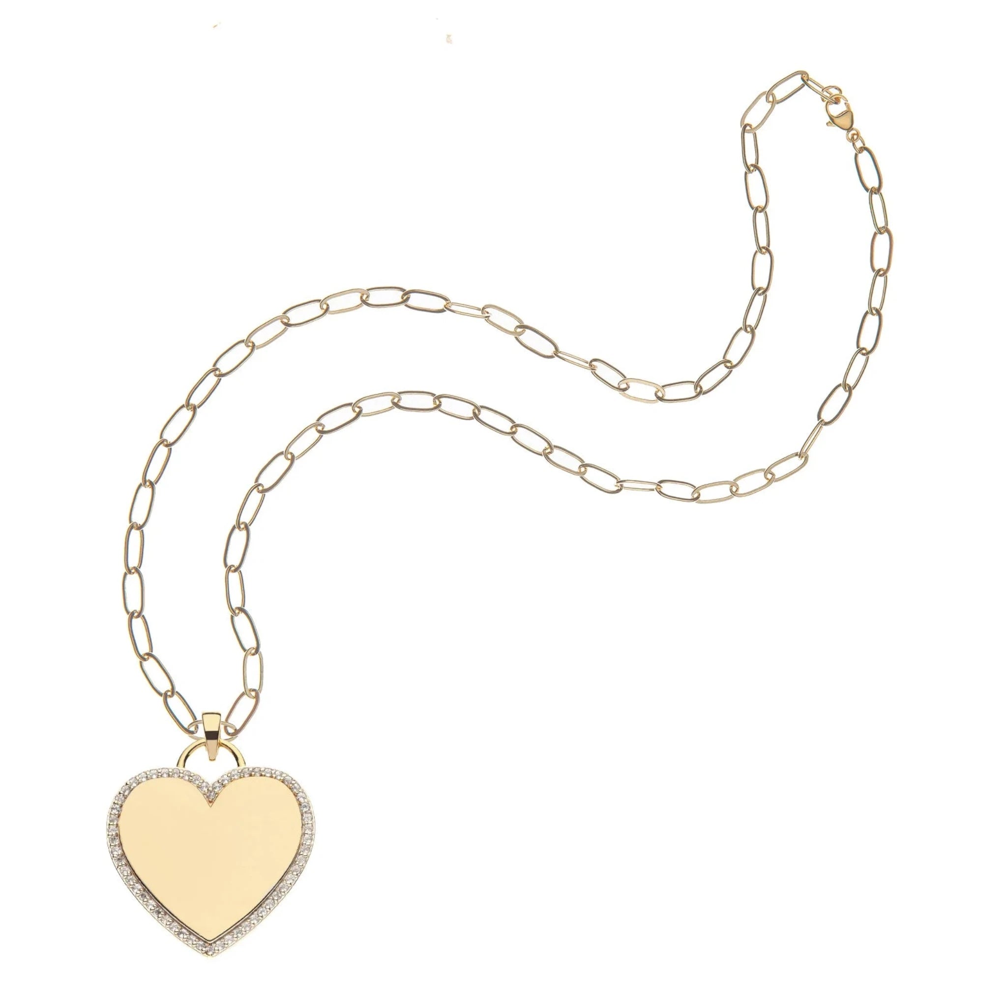 Jane Win Never Enough LOVE Heart Pendant Necklace - Sterling Silver Dainty Jewelry for Women - Perfect Gift for Valentine's Day, Anniversary & Romantic Occasions