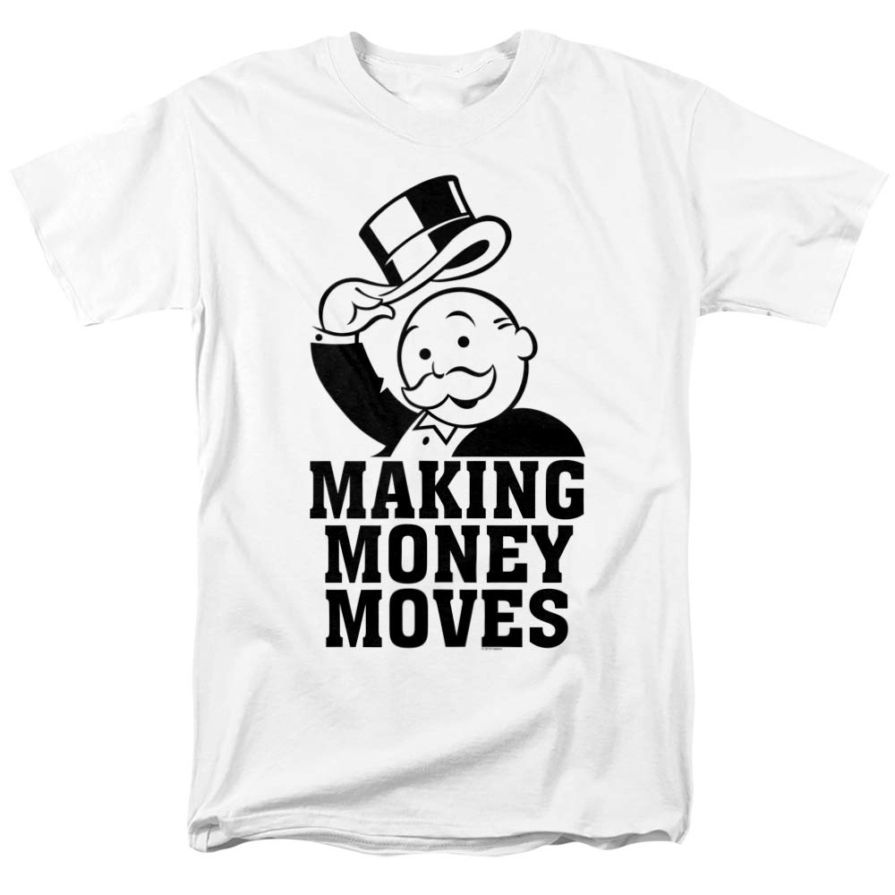 Monopoly Money Moves Unisex T-Shirt for Adults - Funny Board Game Inspired Tee for Men & Women - Perfect for Game Nights, Parties & Casual Wear