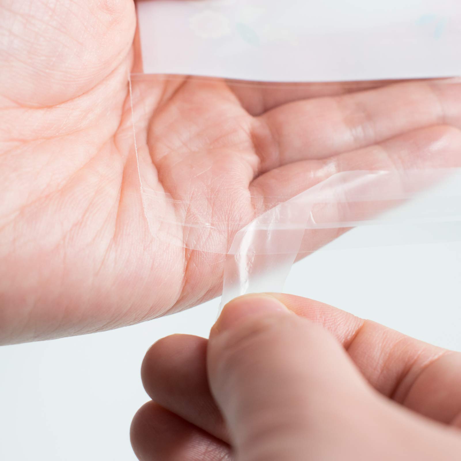 200 Count Self-Adhesive OPP Plastic Treat Bags - 3.9