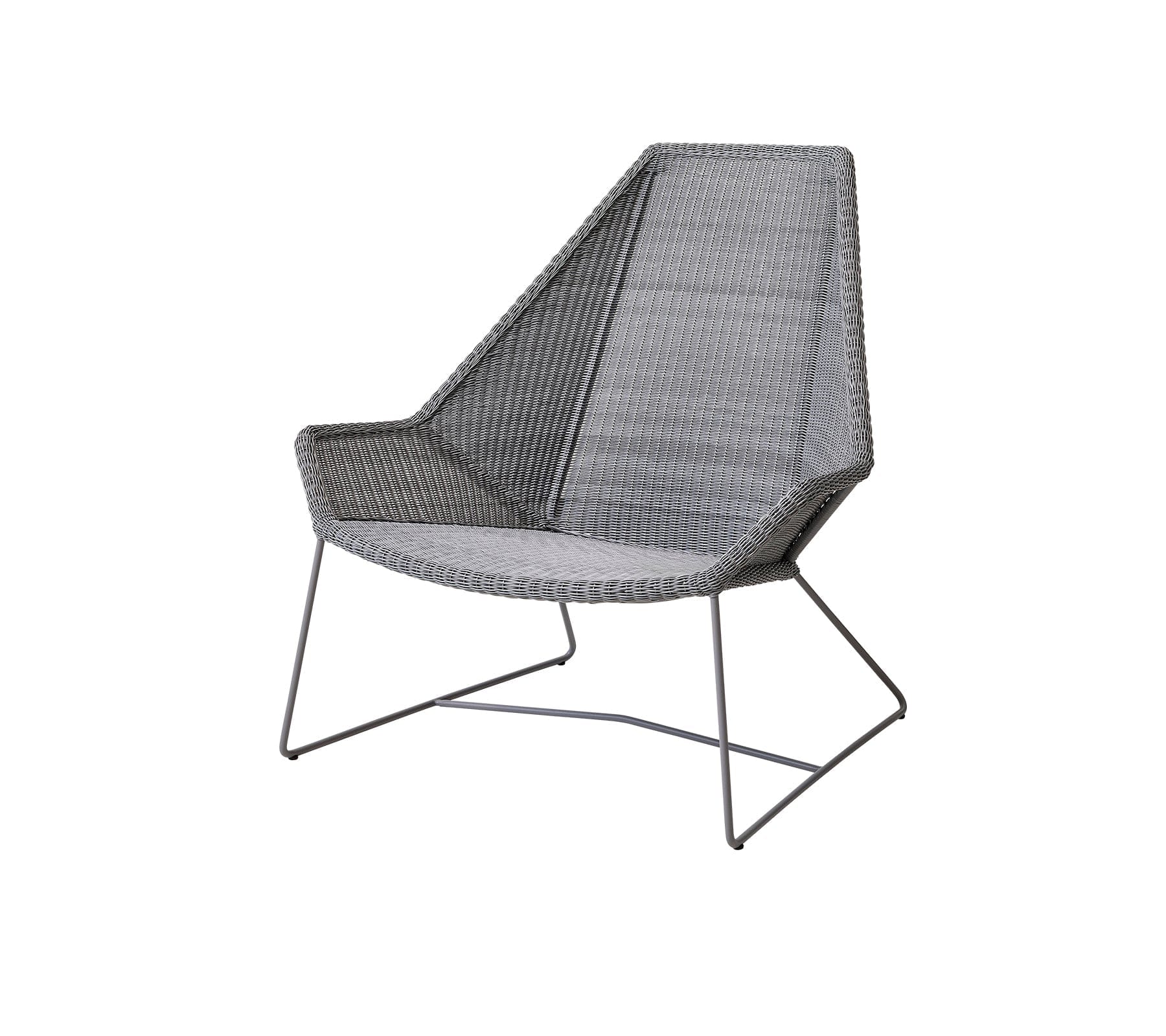 Breeze Highback Outdoor Chair - Comfortable Patio Lounge Chair for Backyard, Poolside, and Garden Relaxation
