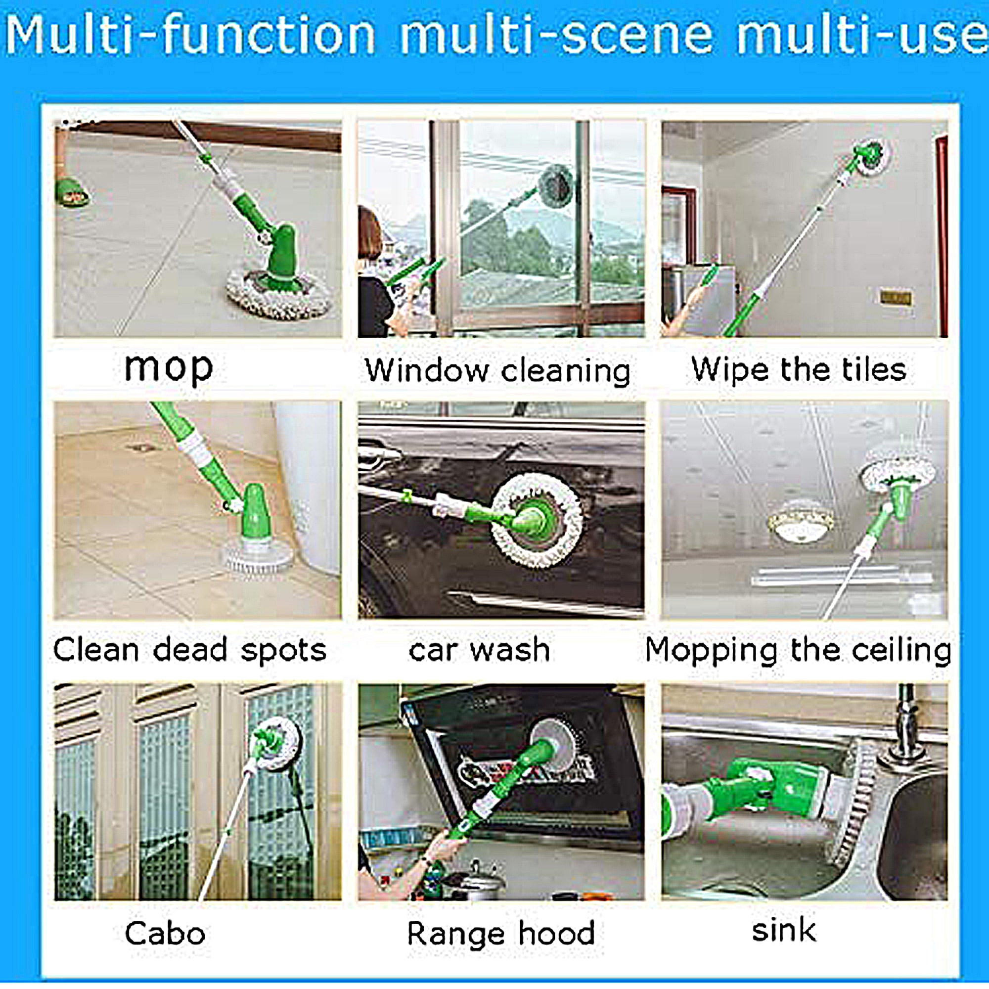 Milex 48 Inch Long Giraffe Extension Duster - High Reach Cleaning Tool for Ceiling Fans, Cobwebs, and Hard-to-Reach Areas