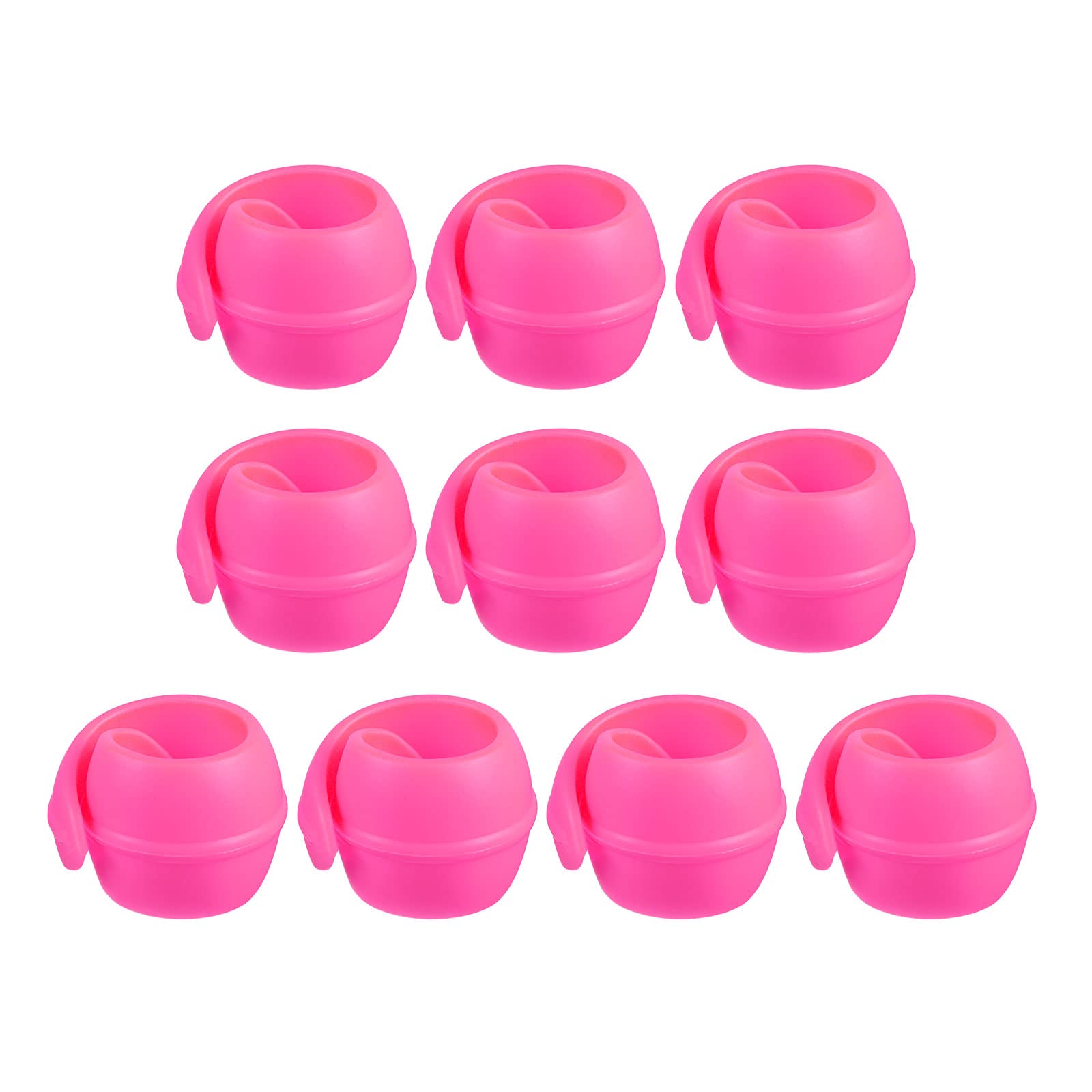 HARFINGTON 20pcs Thread Spool Savers for Sewing & Embroidery Machine Bobbins - Prevent Thread Unwinding, Pink - Perfect for Quilting, Crafting & DIY Sewing Projects