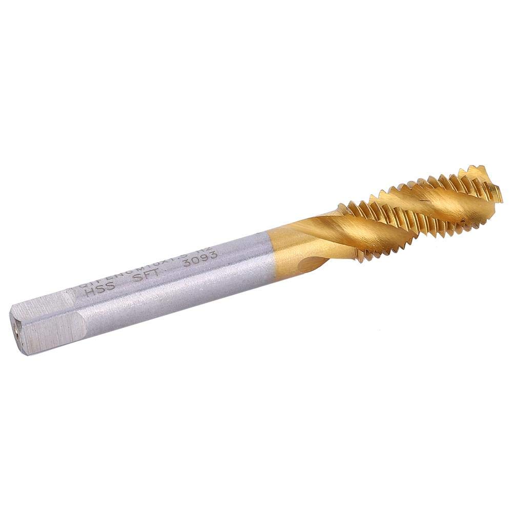 High Speed Steel Spiral Fluted Tap - Professional Hand Tool for Steel Plate & Stainless Steel Processing | Perfect for Metalworking, DIY Projects, and Industrial Applications