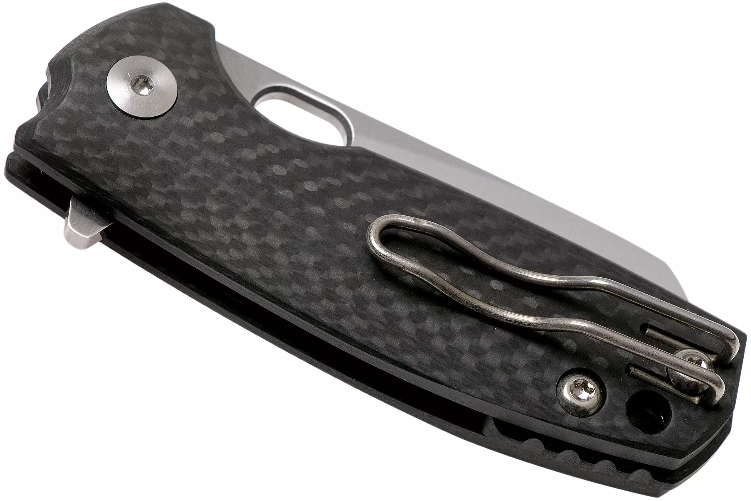 FOX Knives Baby Core Folding Pocket Knife - Premium M390 Super Steel Blade with Carbon Fiber Handle | Designed by Jesper Voxnæs | Made in Italy | Perfect for EDC, Outdoor Adventures & Survival Gear