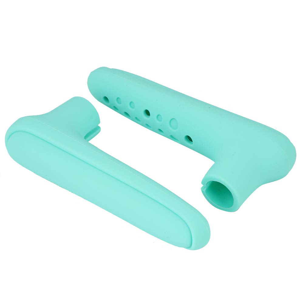 Natudeco 2-Pack Light Green Silicone Door Handle Covers for Kids - Anti-Collision Safety Protectors for Household Doors | Perfect for Baby Proofing & Child Safety in Homes, Nurseries & Playrooms