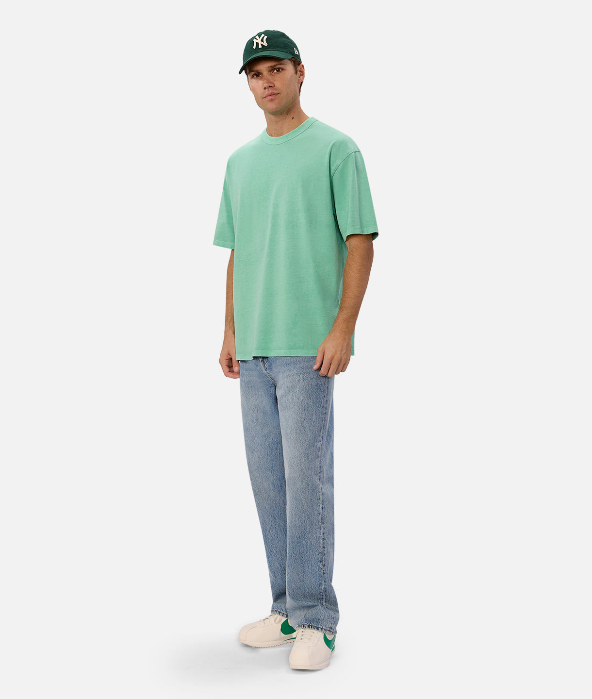 The Del Sur Tee - Soft Cotton T-Shirt for Men & Women | Spearmint Green | Casual Wear, Travel & Everyday Comfort
