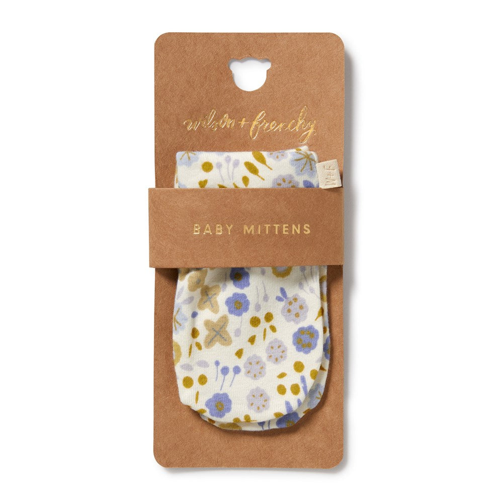 Little Meadow Organic Baby Mittens - Soft & Warm Newborn Hand Protectors for Winter - Perfect for Outdoor Play & Nursery Comfort