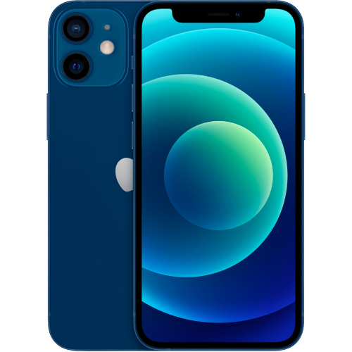 Eco Deals iPhone 12 Mini 64GB Unlocked Smartphone - Blue (Face ID Not Included) | Perfect for Travel, Work & Everyday Use