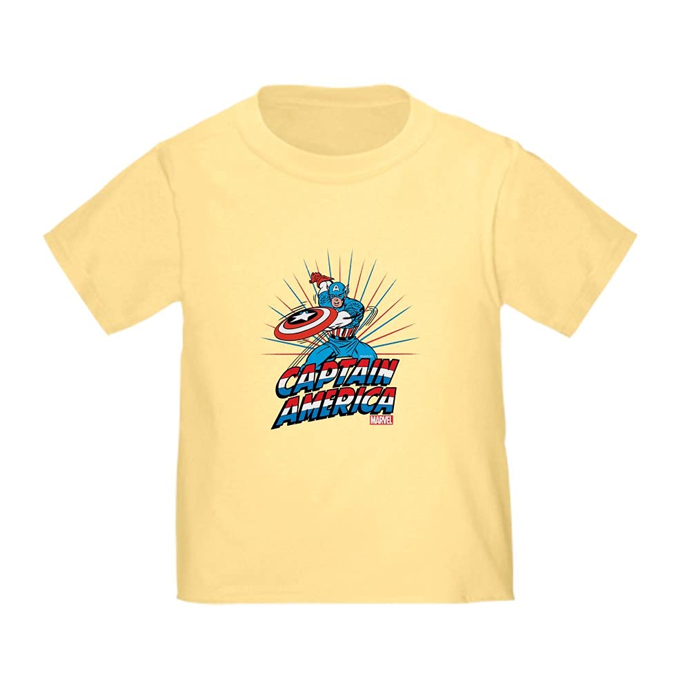 Captain America Toddler T-Shirt - Cute Superhero Tee for Kids | Perfect for Playtime, Birthday Gifts & Cosplay