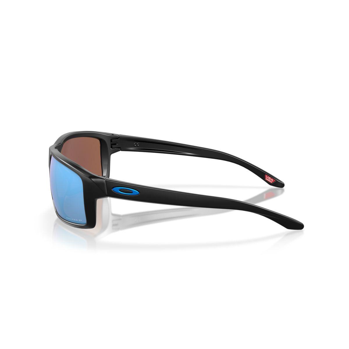 Oakley Gibston Matte Black Sunglasses with Prizm Deep Water Polarized Lenses - 0OO9449 944916 - Perfect for Outdoor Sports, Fishing & Driving