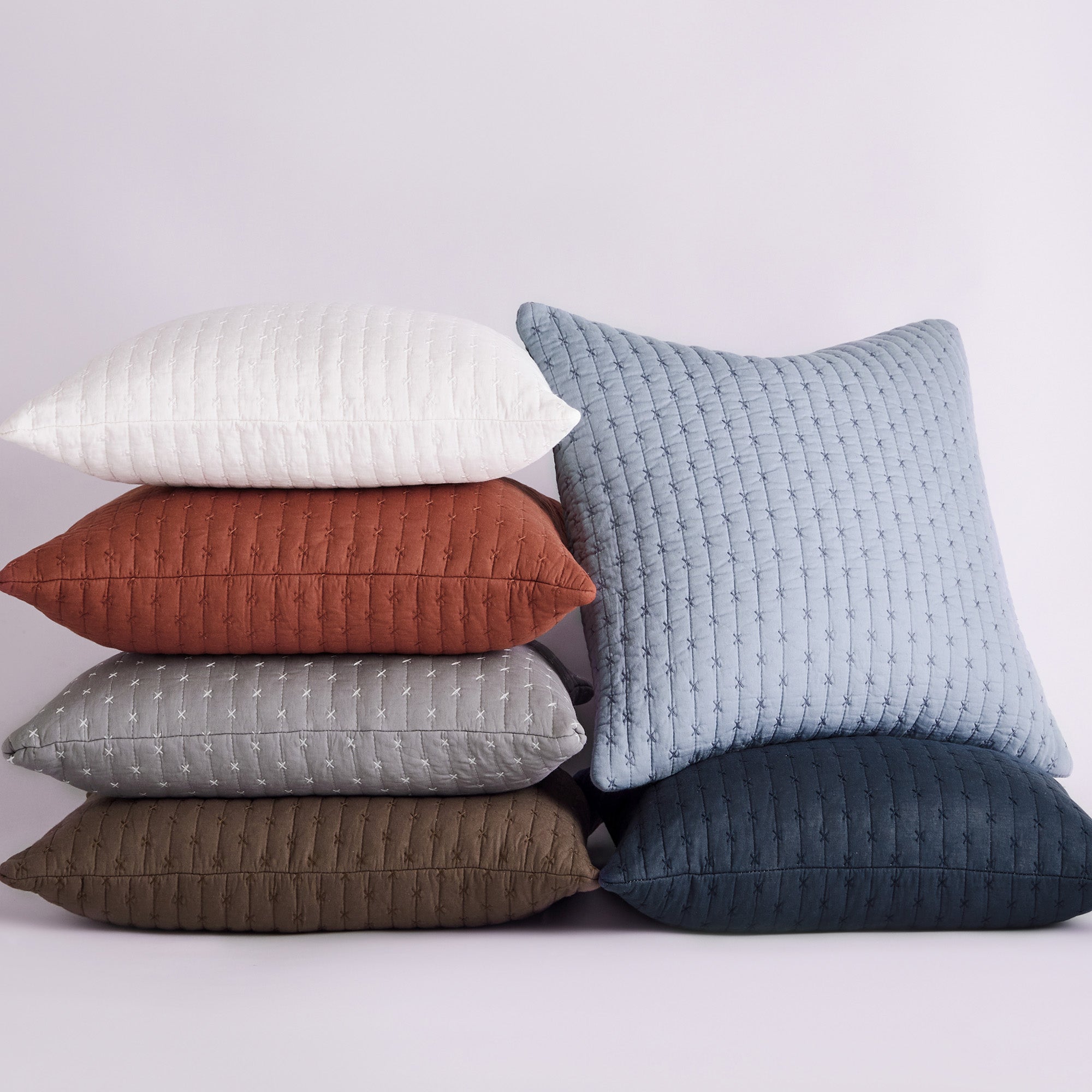 Cross Stitch Square Pillow - Handmade Decorative Cushion Cover for Home Decor, Sofa, Bedroom & Living Room - Perfect Gift for Embroidery Lovers