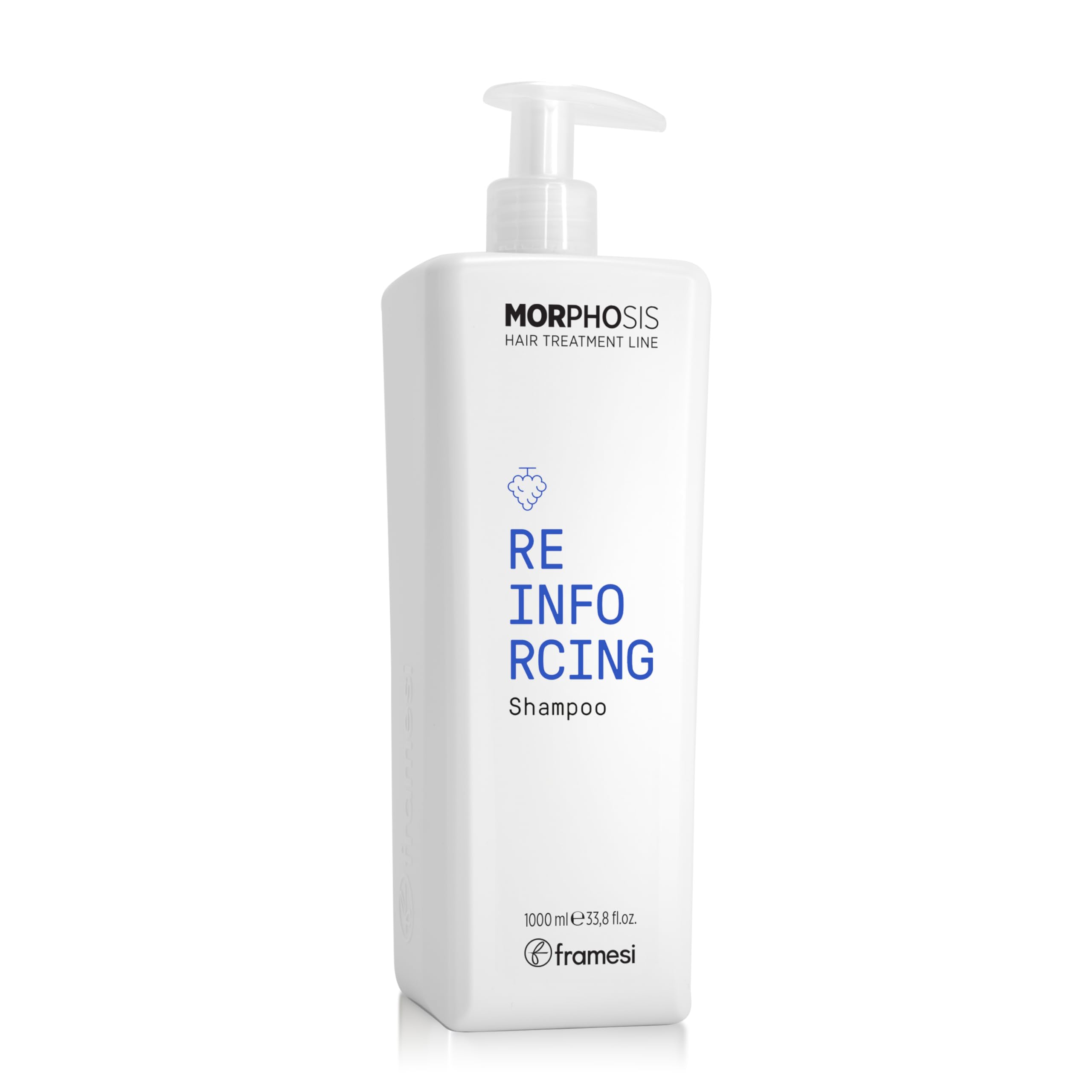 FRAMESI Morphosis Reinforcing Shampoo 33.8 fl oz - Volumizing Shampoo for Oily Scalps & Fine Hair | Strengthens & Adds Body | Perfect for Daily Use & Salon-Quality Results at Home