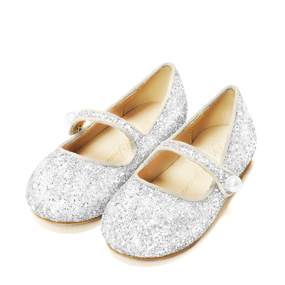 Elin Glitter White Dress for Women - Elegant Sparkly Party Gown for Evening Events, Prom, Wedding Guest & Special Occasions