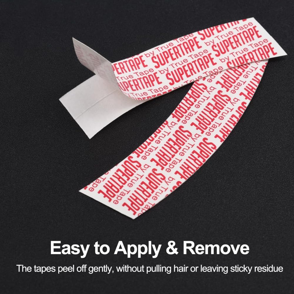 24 Pcs No Shine Hair Patch Tape for Men - Double Sided Wig Tape, Strong Hold & Invisible Adhesive for Toupees, Hair Systems & Wigs - Perfect for Daily Wear, Sports & Active Lifestyles