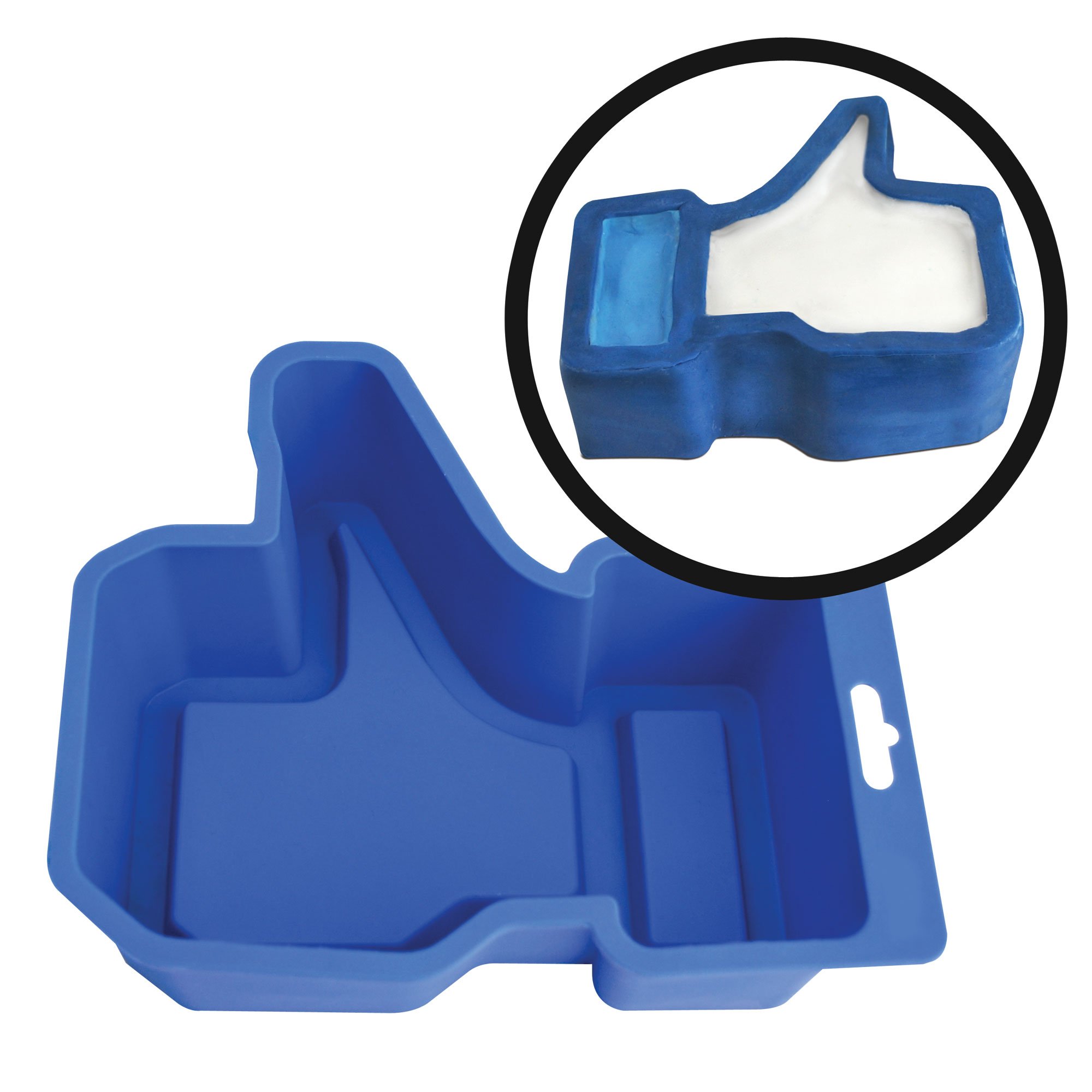 Thumbs Up Cake Mold - Silicone Baking Pan for DIY Birthday Cakes, Cupcakes & Party Desserts - Perfect for Home Baking, Celebrations & Gift Giving