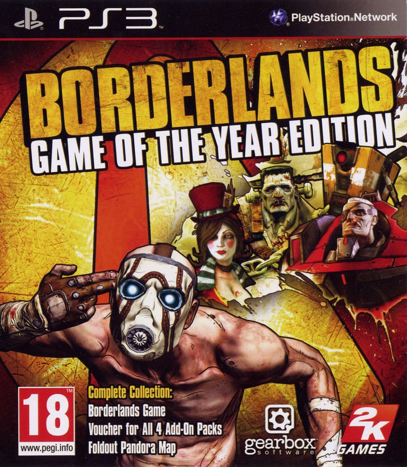 Borderlands: Game of the Year Edition - PS3 Game for Playstation 3 (PAL Region) - Action RPG Shooter for Single & Multiplayer Gaming
