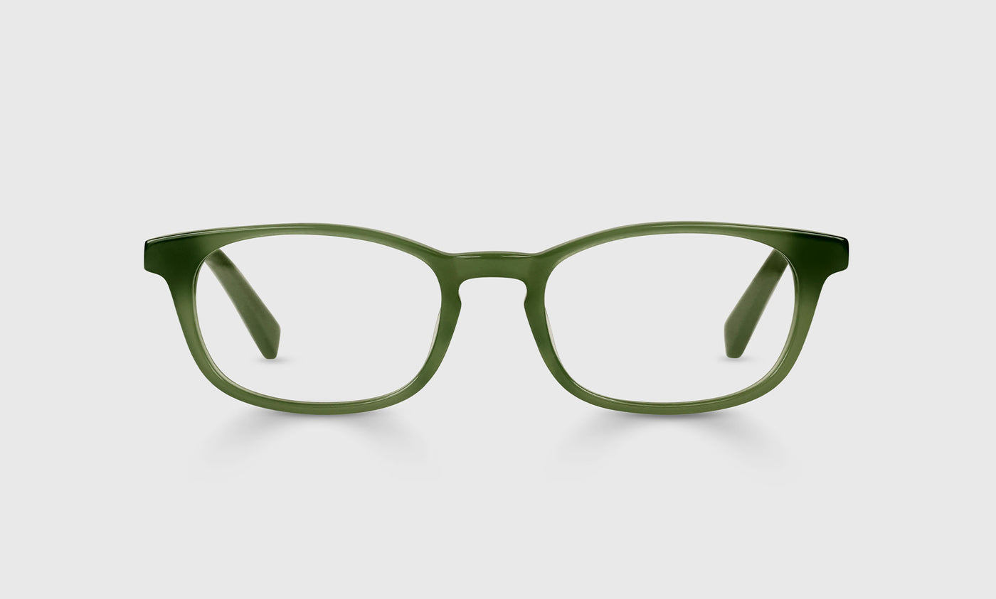 On Board Color 14 Moss Green Eyeglass Frames - Lightweight Acetate Front & Temples for Men & Women | Perfect for Reading, Work & Everyday Wear