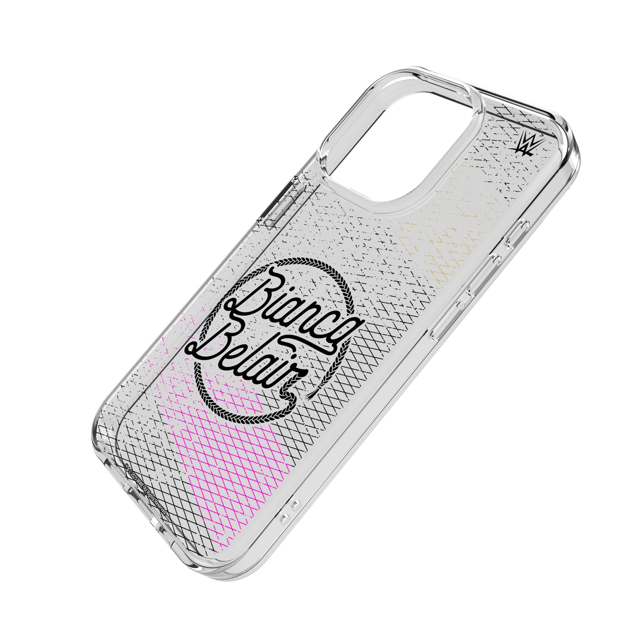 Bianca Belair Clear Shockproof Phone Case for Apple iPhone 14/13/12/11 - Slim Protective Cover with Steel Frame for Everyday Use & Travel