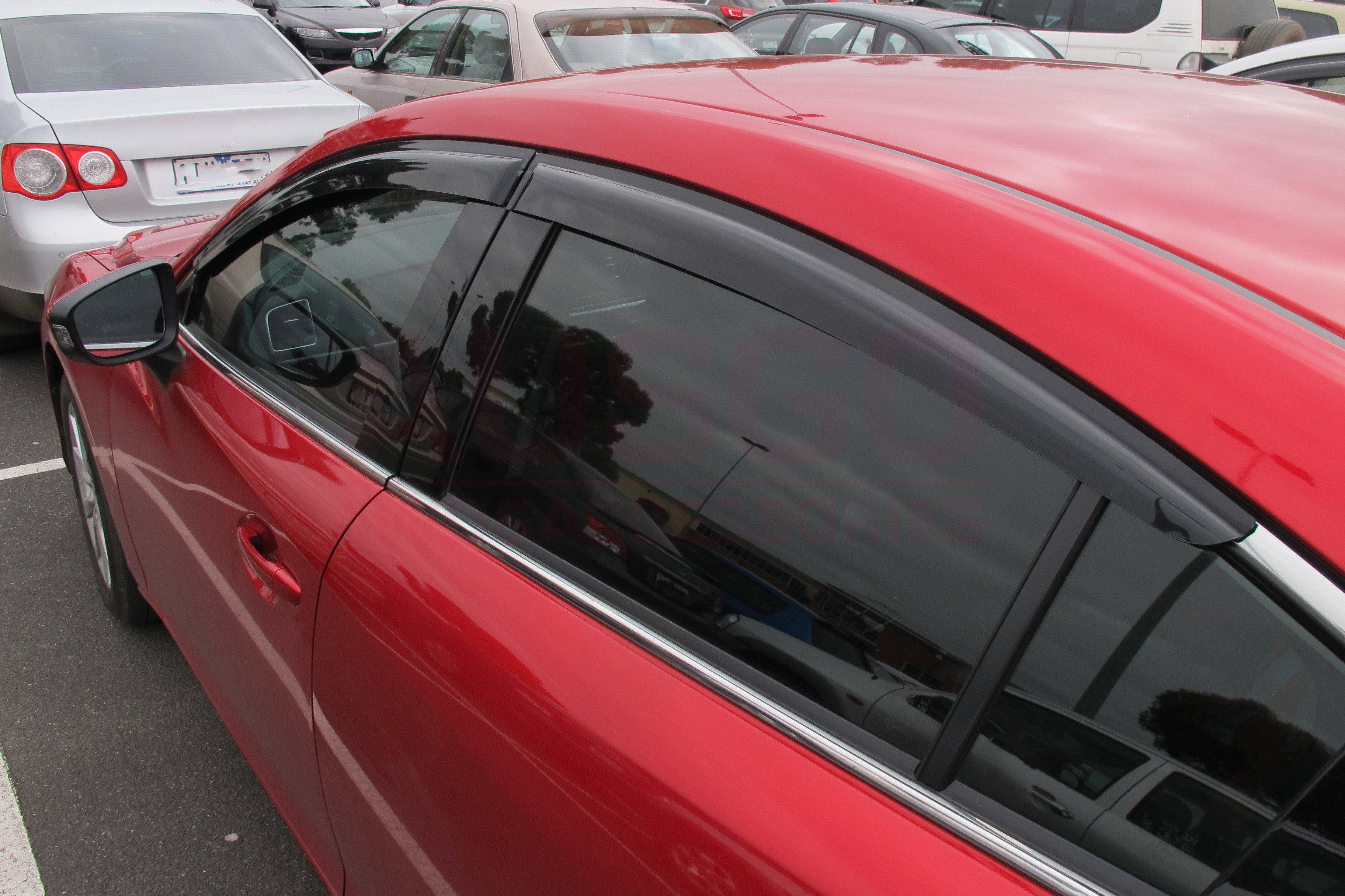 Weather Shields for Mazda 6 Sedan (2012-2023) | Rain Guards & Window Deflectors | Perfect for All-Weather Protection & Road Trips