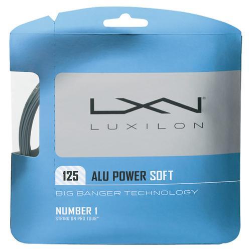 ALU Power Soft 17G Tennis String - Silver | Premium Polyester Tennis Racket Strings for Enhanced Control & Comfort | Perfect for Competitive Play & Training Sessions