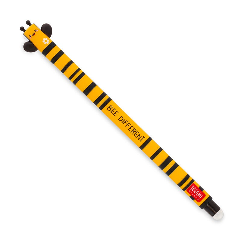 Bumblebee Retractable Erasable Pens - 12 Pack, Fine Point 0.5mm, Smooth Writing Friction Erase Ink for School, Office & Note Taking (Black) - Perfect for Students, Teachers & Professionals