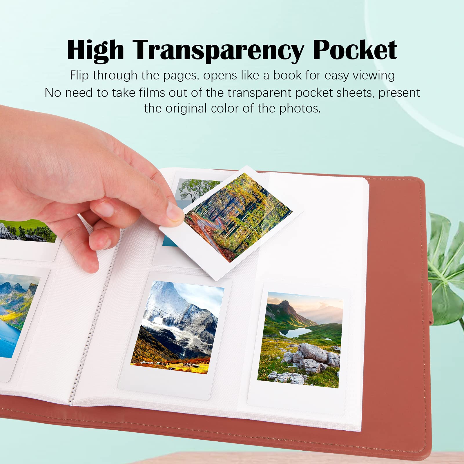 2-Pack 256 Pockets Photo Album - Compatible with Fujifilm Instax Mini LiPlay, 11, 90, 70, 50S, 26, 25, 9, 8+, 8, 7S & Mini Link SP-1 Printer - Fits Polaroid Snap, SnapTouch, PIC-300, Z2300 - Mint Green - Perfect for Organizing Instant Photos, Travel Memories, and Party Pictures