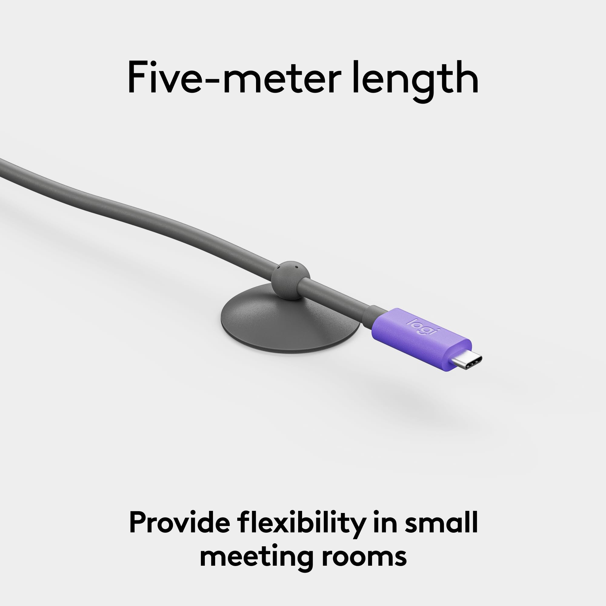 Logitech Active USB Cable for MeetUp 2 | Single-Cable BYOD Solution | Video Conferencing Accessory for Small Meeting Rooms & Huddle Spaces | Perfect for Office Meetings, Remote Work & Team Collaboration