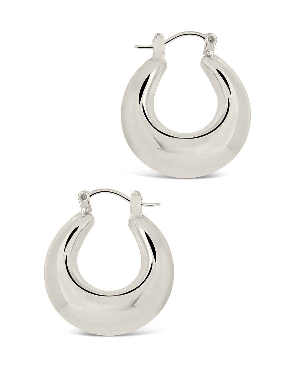 Nova Chunky Tube Hoop Earrings for Women - Trendy Gold & Silver Hollow Circle Earrings for Everyday Wear, Party & Date Night