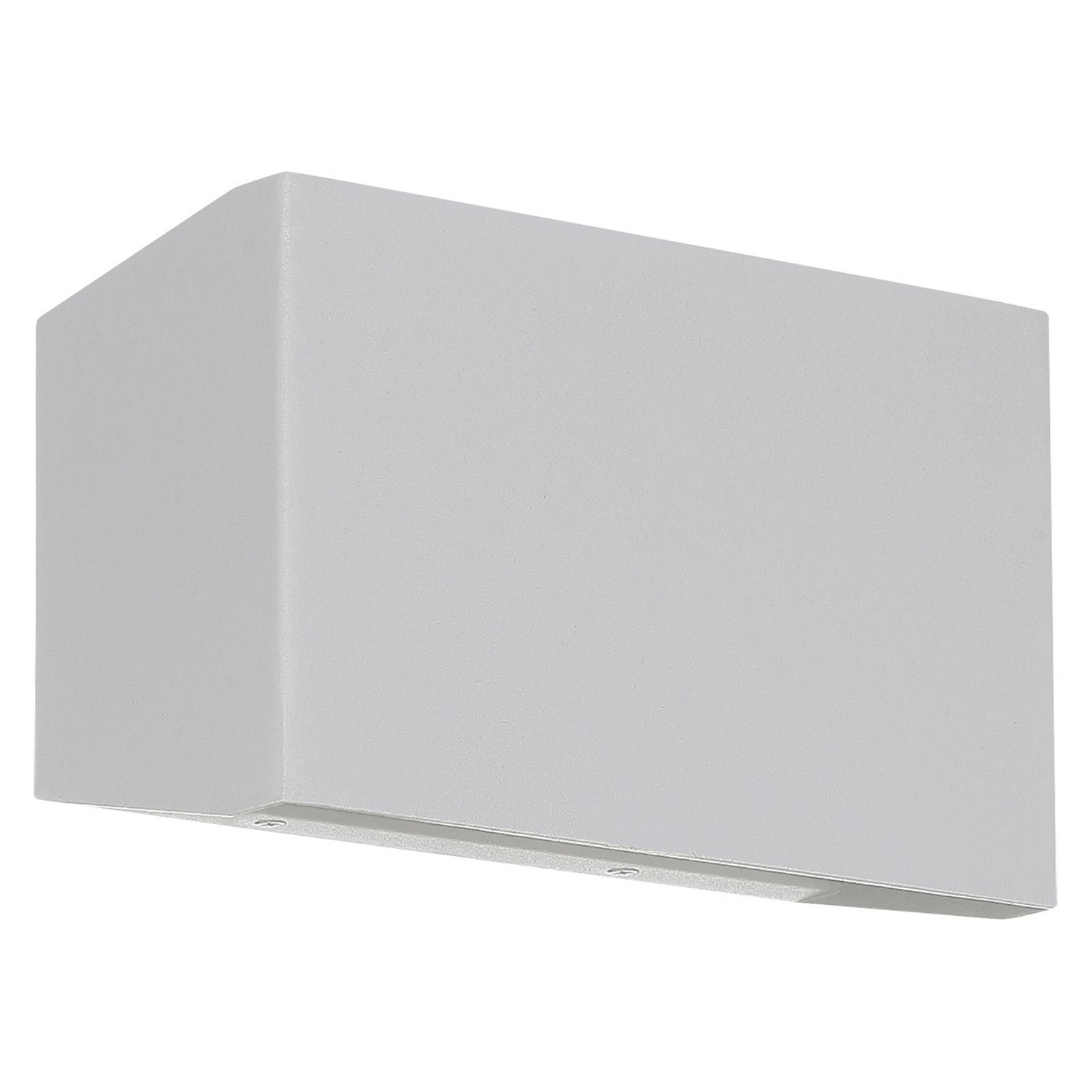 Amora 9 Inch LED Outdoor Wall Sconce Light Fixture - Silver Finish - Weatherproof Exterior Lighting for Porch, Patio, Garden & Garage