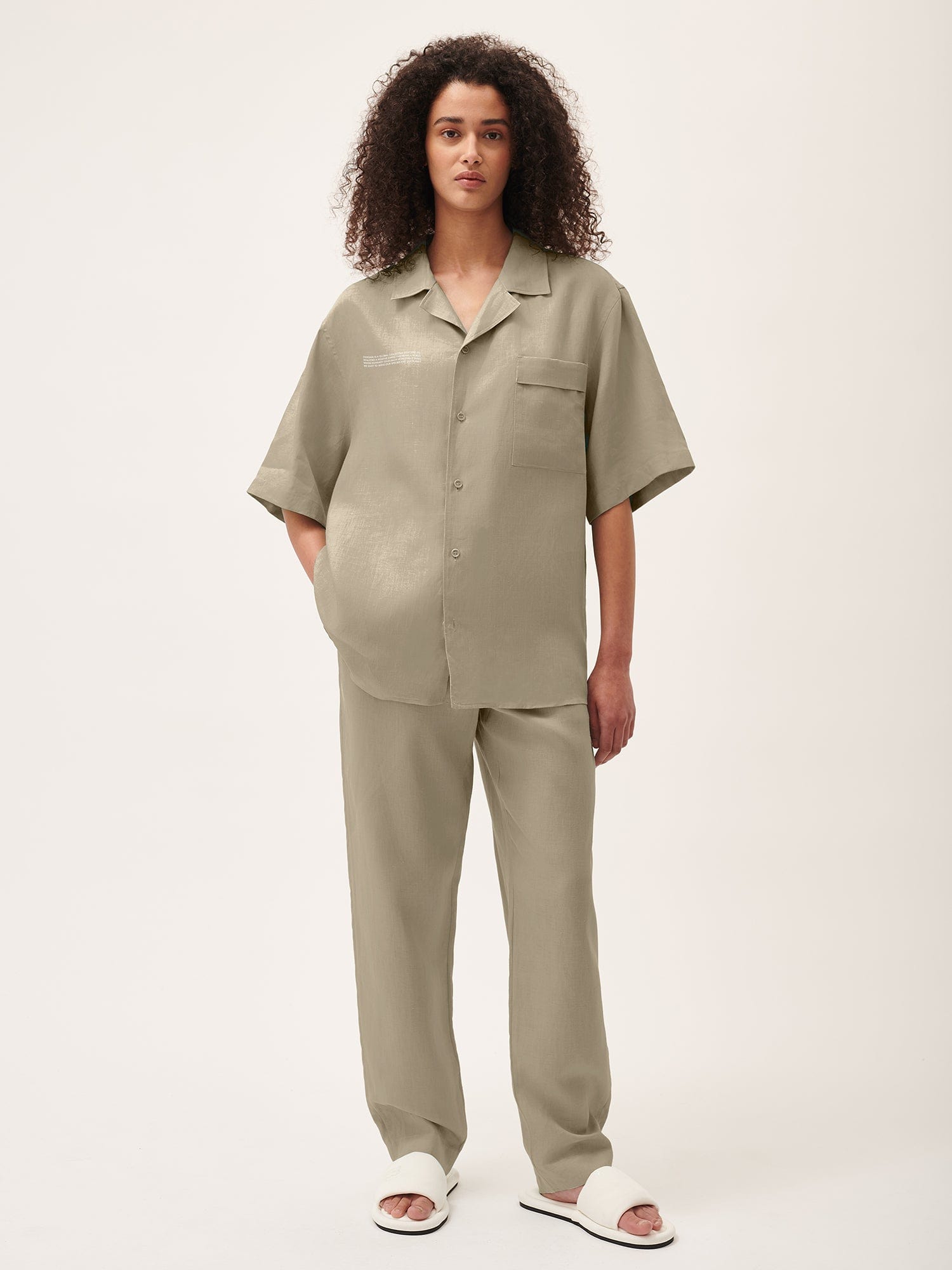 DNA Linen Pants for Women - Cliff Beige Color | Comfortable & Breathable Summer Trousers for Casual Wear, Office & Travel