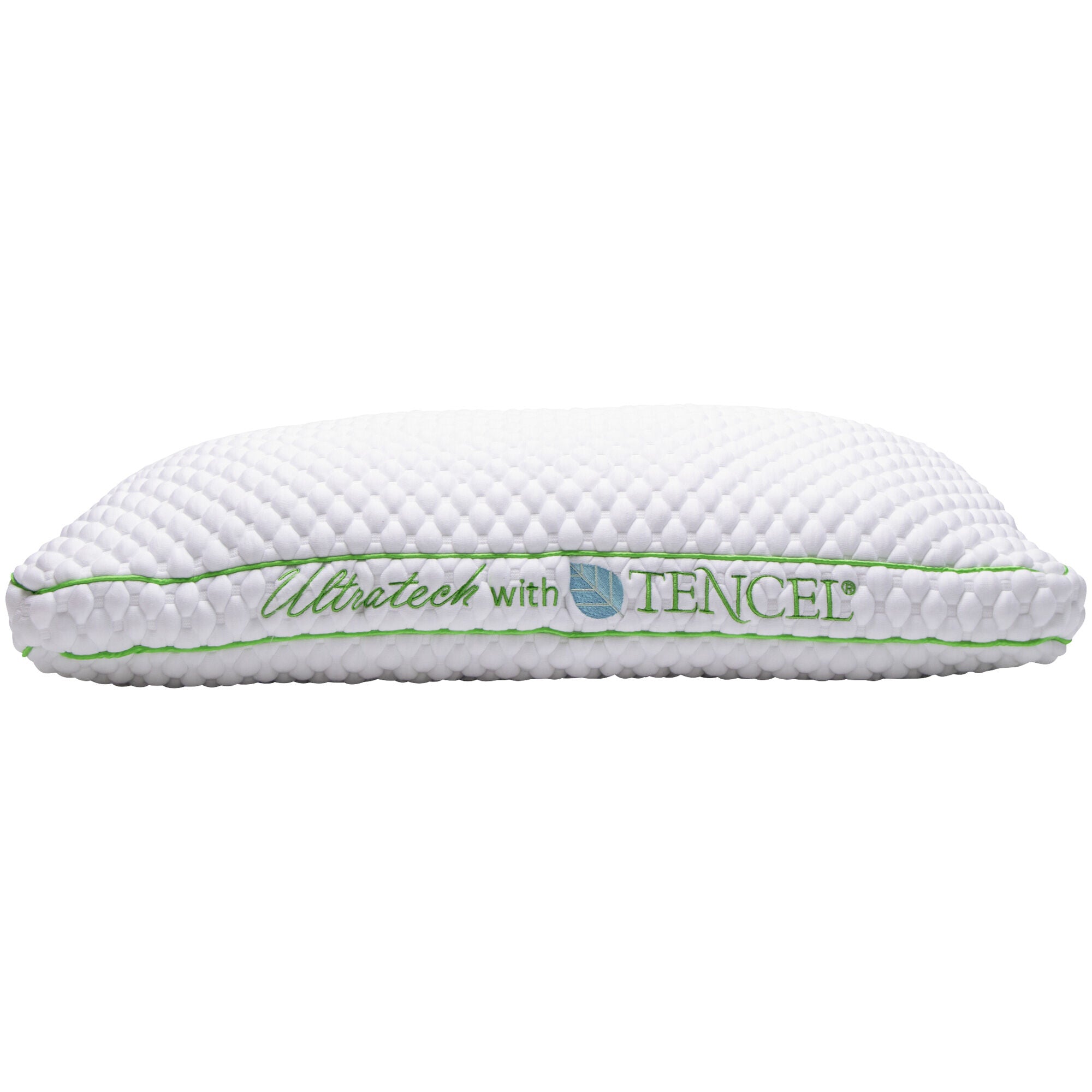 Ultra-Tech Low Profile Pillow for Healthy Sleep - Orthopedic Support for Neck & Back Pain Relief - Perfect for Side, Back & Stomach Sleepers