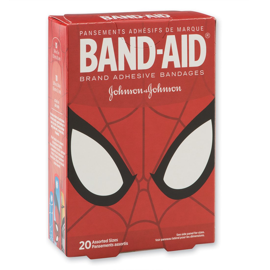 Spider-Man Bandages for Kids - 480 Count First Aid Kit Supplies - Adhesive Wound Care Band-Aids for Cuts & Scrapes - Perfect for School, Home, and Outdoor Activities