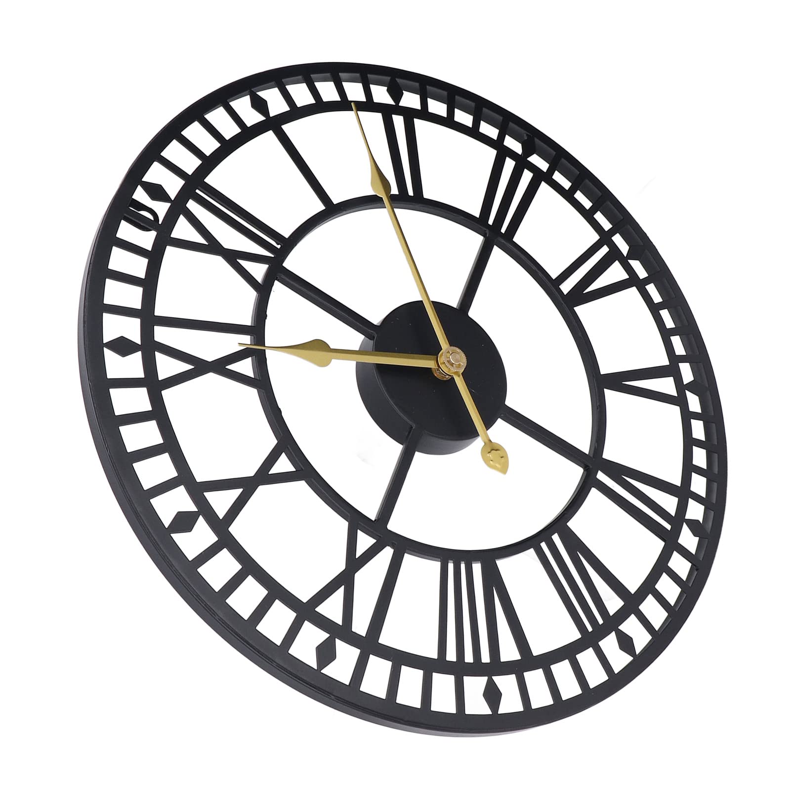 Large Coffee Wall Clock - Unique Vintage Design for Living Room, Bar, Cafe & Office Decor - Perfect for Home, Kitchen, and Workspace