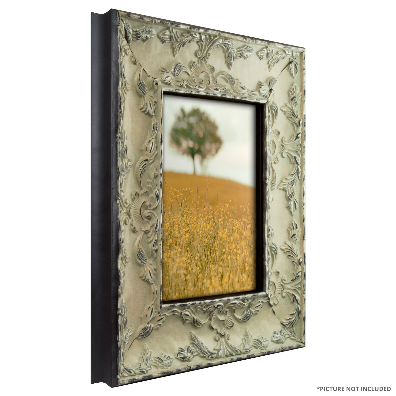 Craig Frames Renaissance Off-White French Country Picture Frame 12x18 Inch - Perfect for Wall Art, Family Photos & Home Décor