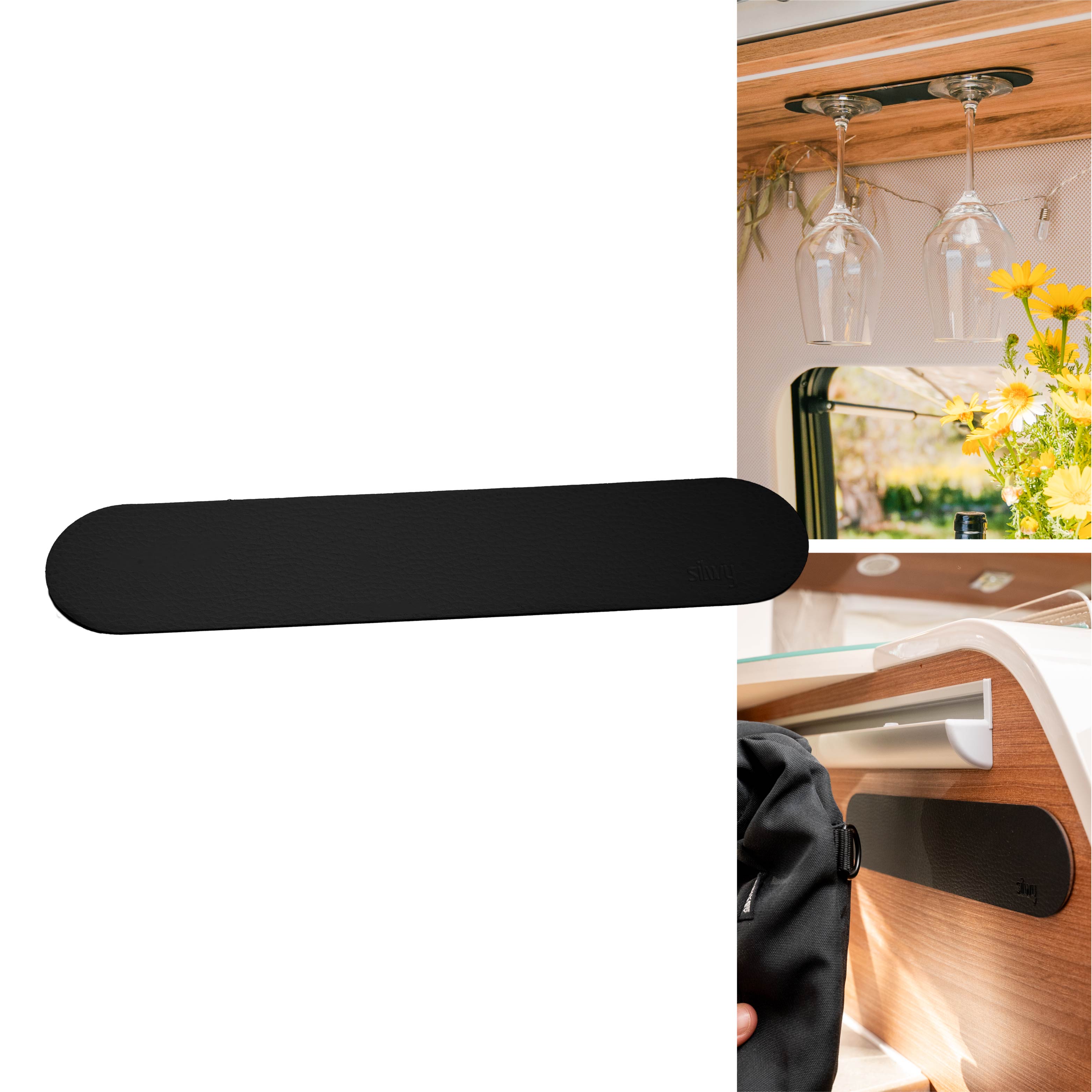 25cm Black Metal Strip - Durable & Versatile for DIY Projects, Home Decor, and Crafting
