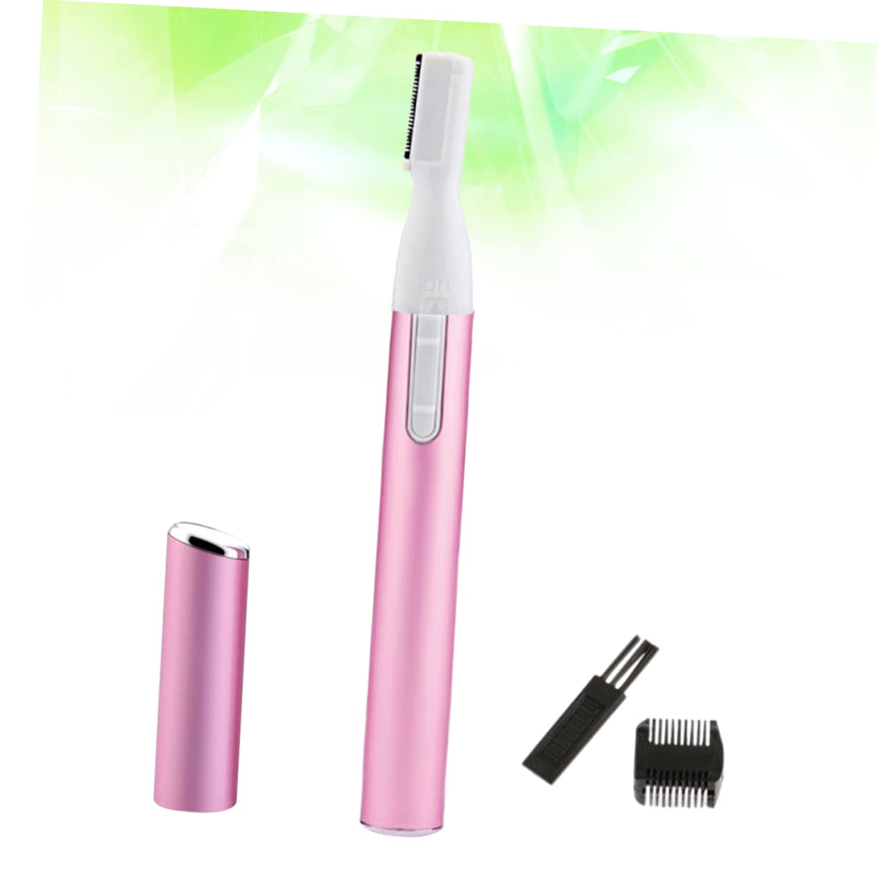 Electric Eyebrow Trimmer for Women - Rechargeable Facial Hair Remover, Painless & Portable Eyebrow Shaper with LED Light - Perfect for Travel, Home Use & Eyebrow Grooming